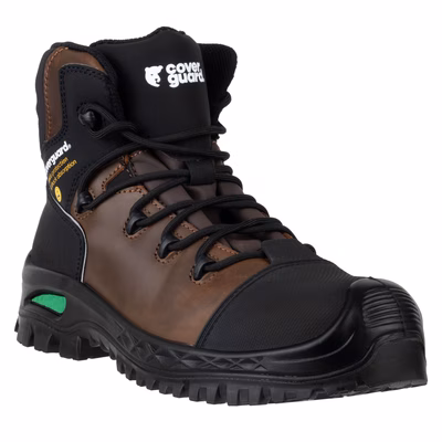Immagine di Calzatura alta COVERGUARD X-CLAW ROBUST S3S FO SR AN LG SC HI CI ESD marrone taglia 47