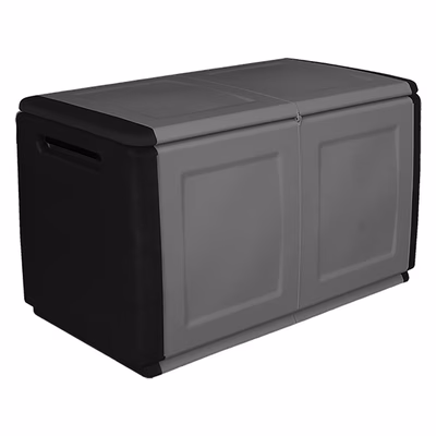 Immagine di Baule multiuso ARTPLAST resina colore grigio/nero
