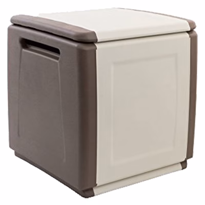 Immagine di Baule multiuso ARTPLAST resina colore tortora/ecru