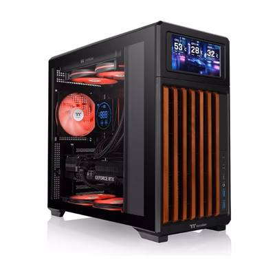 Immagine di Cabinet midi-tower nero THERMALTAKE CA11M00M1WNWS