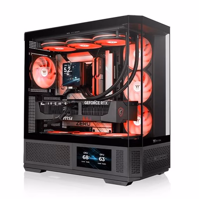 Immagine di Cabinet midi-tower nero THERMALTAKE CA11N00M1WN00