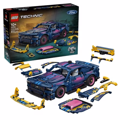 Immagine di Costruzioni LEGO Auto Ford Mustang GT Custom Garage 42236A