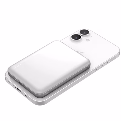 Immagine di Power bank CELLY POWERBANK 5000 mAh OFFSET COLLECTION COLMAGPB5000WH
