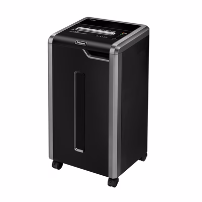 Immagine di Distruggidocumenti a frammenti FELLOWES POWERSHRED 325Ci livello sicurezza P-4 colore nero