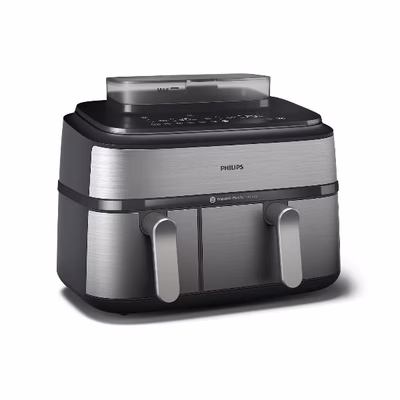 Immagine di Friggitrice ad aria 2.750 w nero PHILIPS FRIGGITRICE DUAL A VAPORE NA555/00