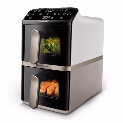 Immagine di Friggitrice ad aria 2.750 w beige PHILIPS CEST VERTICALI 10L WHITE BEIGE NA462/80
