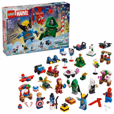 Immagine di Costruzioni LEGO Calendario dell Avvento 2026 LEGO Marvel 76340A