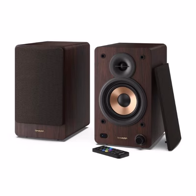 Immagine di Cassa per Smartphone/Tablet/Mp3 marrone SHARP Altoparlanti da scaffale CP-SS30BR CP-SS30BR