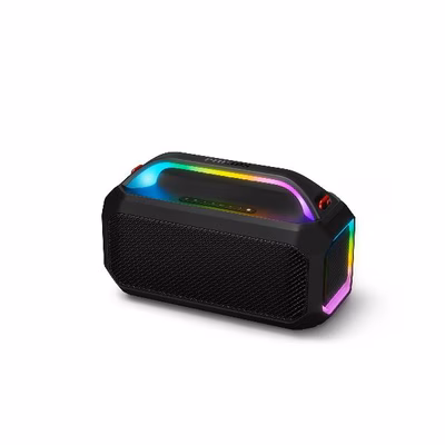 Immagine di Cassa per Smartphone/Tablet/Mp3 si nero PHILIPS PARTY SPEAKER 100W BLUETOOTH/USB CON LUCI LED - IP T