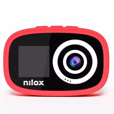 Immagine di Videocamera NILOX NILOX - Action Cam per bambini, doppio schermo LCD NXACKIDSRED