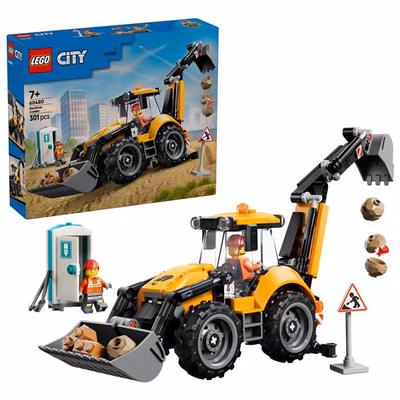 Immagine di Costruzioni LEGO Scavatrice da cantiere gialla 60480
