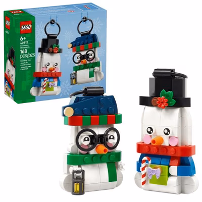 Immagine di Costruzioni LEGO Pupazzi di neve ornamentali 40812