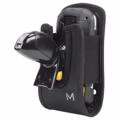 Immagine di Terminale di ingresso pelle e nylon 1680d nero MOBILIS Fondina per scanner a pistola Taglia S MBL-03