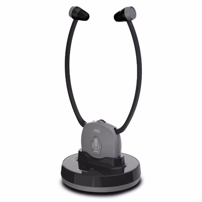 Immagine di Auricolari senza filo grigio MELICONI Cuffie TV Easy Audio 497339