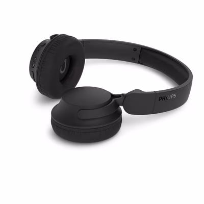 Immagine di Cuffie senza filo nero PHILIPS CUFFIA OVER-EAR WIRELESS BLUETOOTH MICROFONO - NER TAH4000BK/00