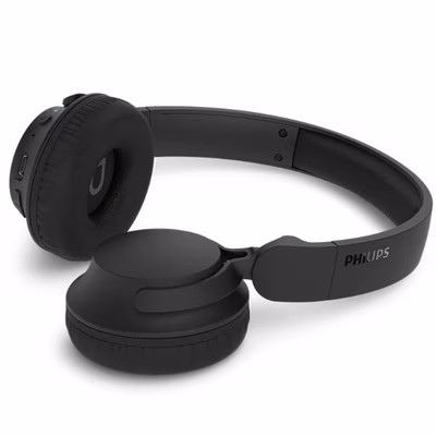 Immagine di Cuffie senza filo nero PHILIPS CUFFIA OVER-EAR WIRELESS BLUETOOTH MICROFONO E CAN TAH4500BK/00