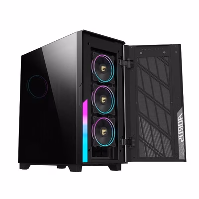 Immagine di Cabinet midi-tower nero GIGABYTE AORUS C500 GLASS GB-AC500GST