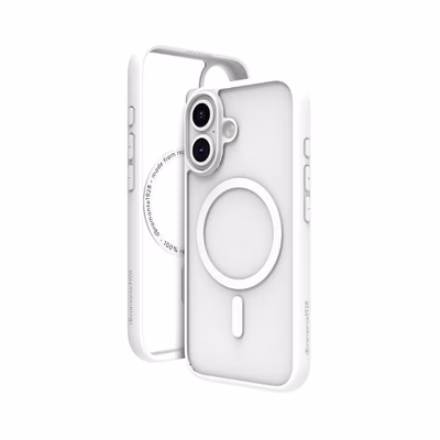 Immagine di Cover DBRAMANTE 1928 Grenen MagSafe - iPhone 16 - White GN61WH006364