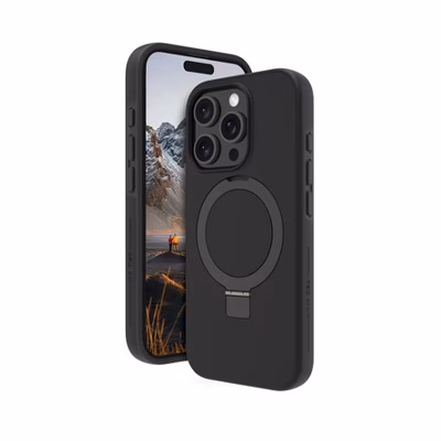 Immagine di Cover DBRAMANTE 1928 Iceland Ultra D30 MS Kick - iPhone 16 Pro - Black IUK1BL006296