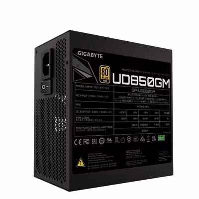 Immagine di Alimentatore per PC 850 w GIGABYTE UD850GM PSU 850W 28200-UD850G-1E