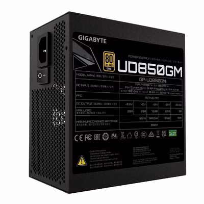 Immagine di Alimentatore per PC 1.300 w GIGABYTE UD1300GM PG5 PSU 1300W 9JUD1300GM-EU-1