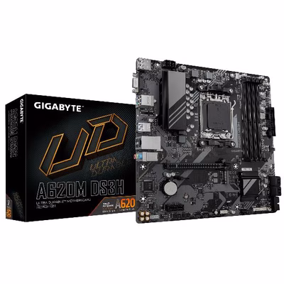 Immagine di Motherboard GIGABYTE GIGABYTE - A620M DS3H 9MA62MS3H-00-10
