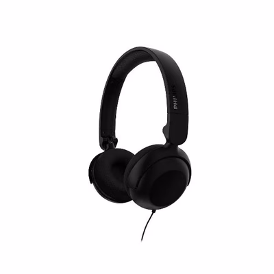 Immagine di Cuffie con filo nero PHILIPS CUFFIA OVER-EAR CABLATA MICROFONO USB-C/3.5MM TAH2100BK/00