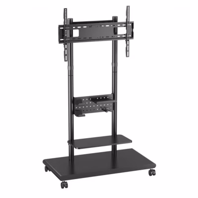 Immagine di 55-90 mobile tv trolley pegboard