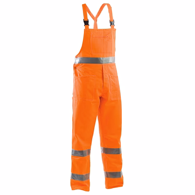 Immagine di Salopette alta visibilità arancione taglia XXXL