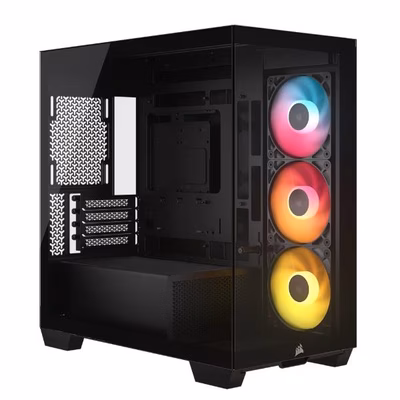 Immagine di Cabinet micro-atx nero CORSAIR 2800X RS-R ARGB CC-9011347-WW