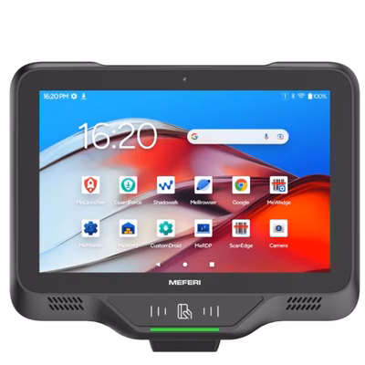 Immagine di Lettore codici a barre MEFERI TECHNOLOGIES MC45 CHECK PRICE DA PARETE CON SCANNER 2D, DISPLAY MC45-R