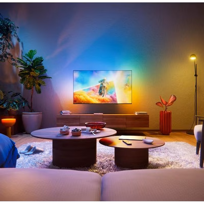 Immagine di Tv 65" uhd 4K (3840x2160) PHILIPS 65 ULTRA HD QLED 4K TV SMART AMBILIGHT TITAN OS 65PQS8501/12