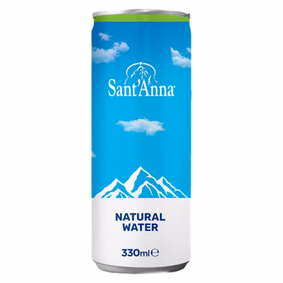 Immagine di Acqua minerale naturale Sant'Anna in lattina 330 ml