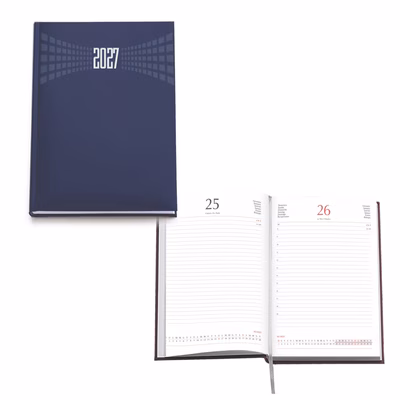 Immagine di Agenda giornaliera s/d separati f.to15x21 blu