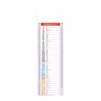 Immagine di Calendario Silhouette Multicolor cm 14x47