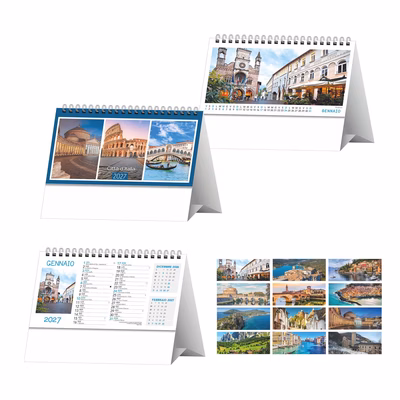 Immagine di Calendario da tavolo 19x14,5 Paesaggi e Città