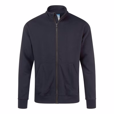 Immagine di Felpa in maglia modaflame con zip integrale e trattamento ignifugo PORTWEST FR738 colore blu navy ta