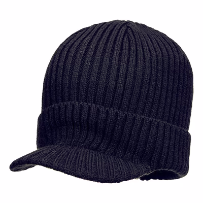 Immagine di Cappello beanie con visiera PORTWEST HA24 colore blu navy