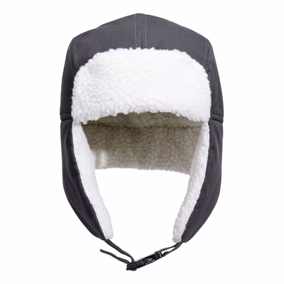 Immagine di Cappello da trapper foderato in sherpa PORTWEST HA33 colore Grigio