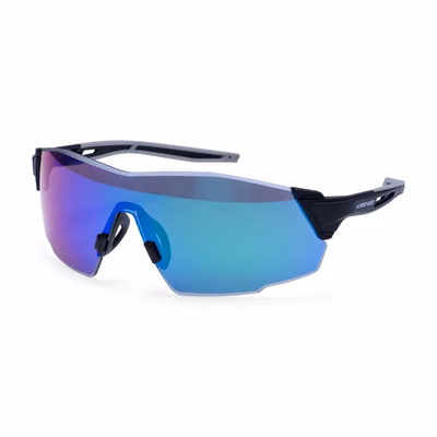 Immagine di Occhiali di sicurezza sporty shield PORTWEST PT01 colore Blue Mirror
