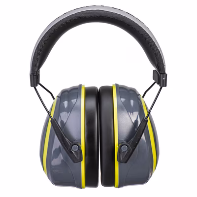 Immagine di Hv extreme ear defenders medium PORTWEST PW73 colore Grey/Yellow