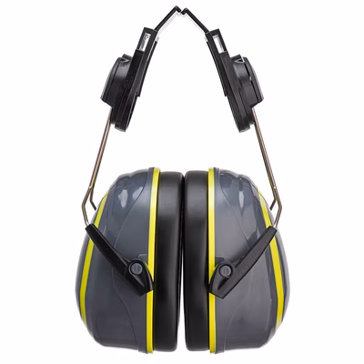 Immagine di Hv extreme ear defenders medium clip-on PORTWEST PW76 colore Grey/Yellow