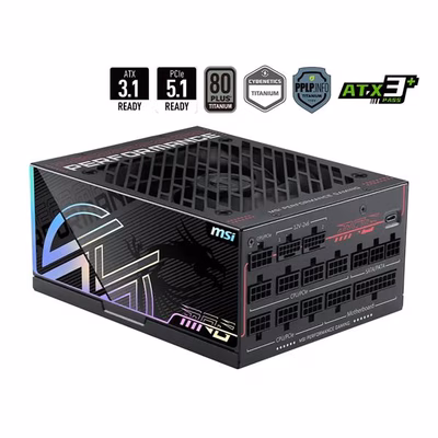 Immagine di Alimentatore per PC 1.300 w MSI MPGAI1300TSPCIE