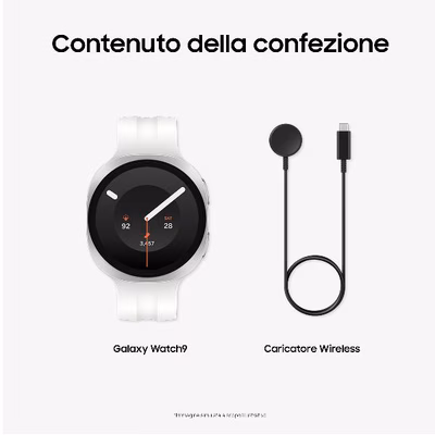 Immagine di Smartwatch 1,3" SAMSUNG GALAXY WATCH9 40MM LTE CREAM SM-L345FZEAITV