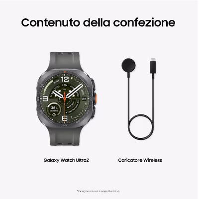 Immagine di Smartwatch 1,5" SAMSUNG GALAXY WATCH ULTRA2 47MM LTE SILVER SM-L715FZSAITV