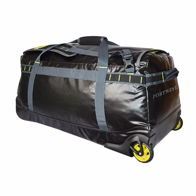 Immagine di Borsone trolley pw3 100l resistente all'acqua PORTWEST B951 colore nero