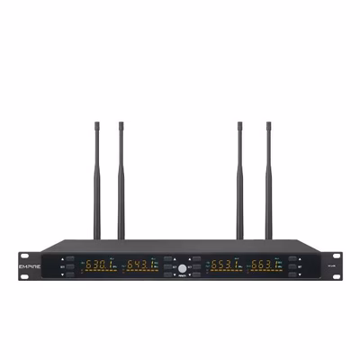 Immagine di Ricevitore uhf a rack con 4 canali