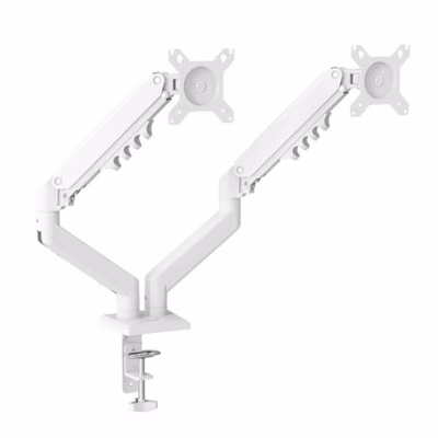Immagine di Support.monitor 2 bracci top bianco