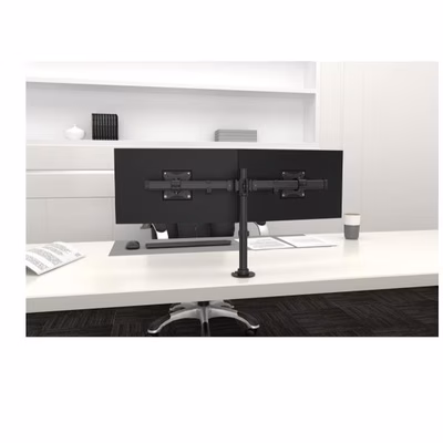 Immagine di Braccio monitor focus dual nero
