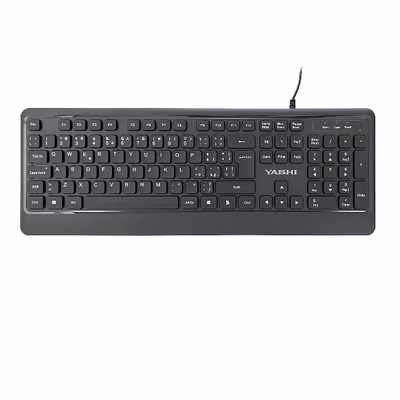 Immagine di YASHI MY541 - YASHI EXCLUSIVE USB KEYB+MOUSE IT/US BLK MY541
